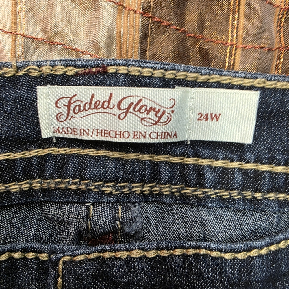 Faded Glory Dark Blue Denim Jeans - Picture 4 of 7